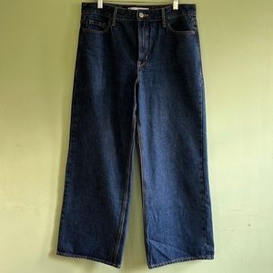 High-waisted, Wide Leg Jeans